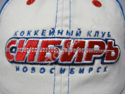 Бейсболка Хоккейный клуб Сибирь белая