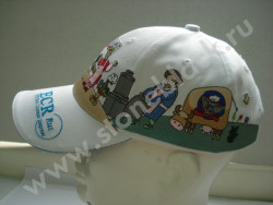 Бейсболка ECR Russia белая