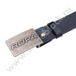 Ремень кожаный с литой пряжкой ROPA