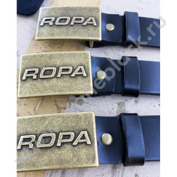 Ремни кожаные с литой пряжкой ROPA