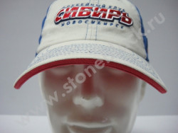 Бейсболка Хоккейный клуб Сибирь белая