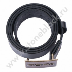 Ремень кожаный с литой пряжкой ROPA