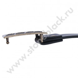 Ремень кожаный с литой пряжкой ROPA