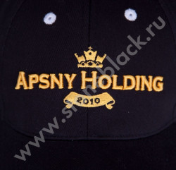 Бейсболка Apsny Holding черная