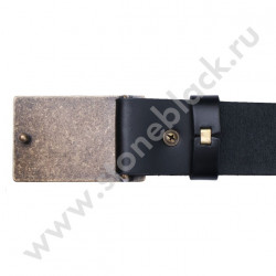 Ремень кожаный с литой пряжкой ROPA