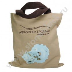 Сумка АЭРОЭЛЕКТРОМАШ, 100% хлопок