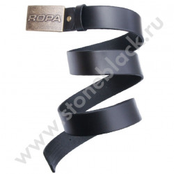 Ремень кожаный с литой пряжкой ROPA