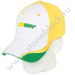 Бейсболка SUBWAY (желтая)