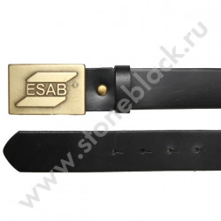 Ремень кожаный с литой пряжкой ESAB