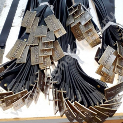 Ремень кожаный с литой пряжкой ROPA