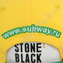 Бейсболка SUBWAY (желтая)