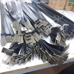 Ремень кожаный с литой пряжкой ROPA