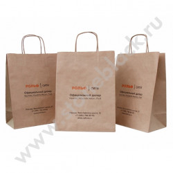 Бумажные пакеты с логотипом Рольф Сити