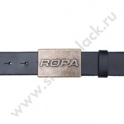 Ремень кожаный с литой пряжкой ROPA