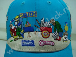 Бейсболка ECR Russia синяя