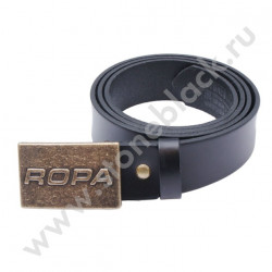Ремень кожаный с литой пряжкой ROPA