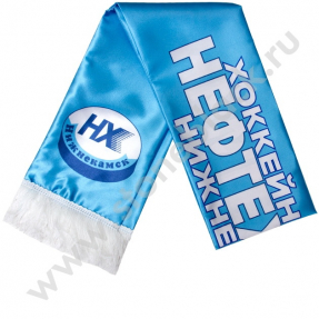 Шарф из шелка НЕФТЕХИМИК