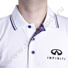 Рубашка поло INFINITI белая