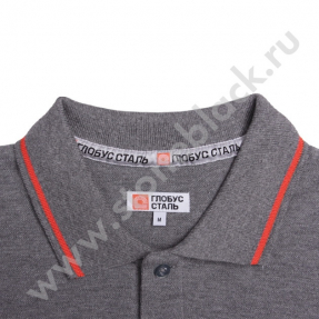 Рубашка поло Глобус Сталь