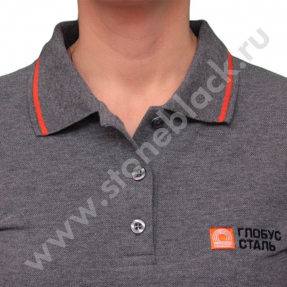 Рубашка поло Глобус Сталь