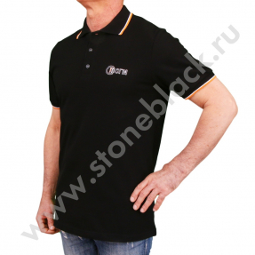 Рубашки поло Стройгазмонтаж 2019 (черные)