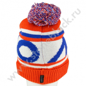 Вязаная шапка MUSTO красная