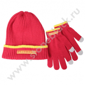 Вязаная шапка и перчатки (touchscreen) Филимонов