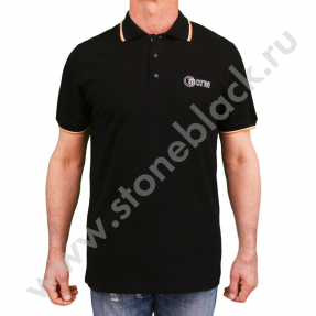 Рубашки поло Стройгазмонтаж 2019 (черные)