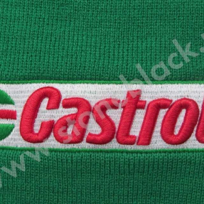 Вязаная шапка и шарф Castrol