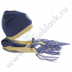 Вязаная шапка и шарф SCANIA