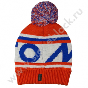 Вязаная шапка MUSTO красная