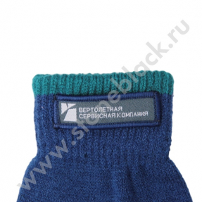 Вязаная шапка, шарф и перчатки Вертолетная сервисная компания