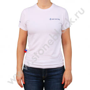 Футболки SMP Racing (белые, женские)