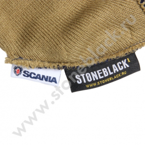 Вязаная шапка и шарф SCANIA