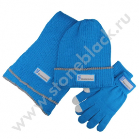 Вязаная шапка, шарф и перчатки Eberspacher